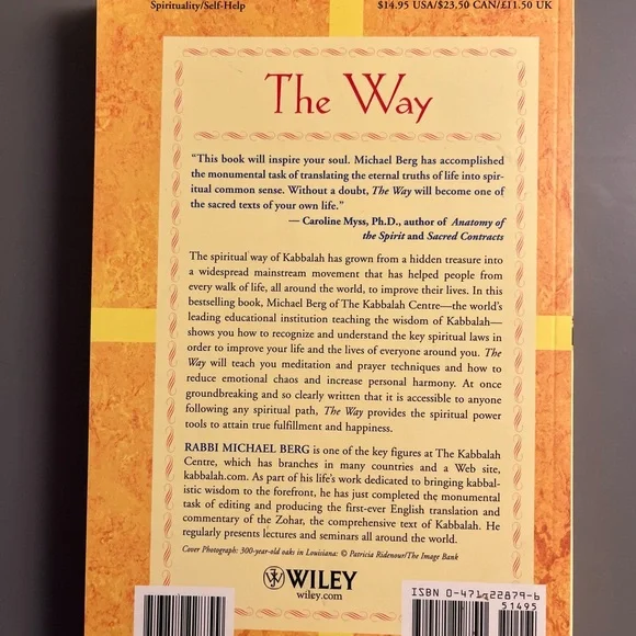 The Way by Michael Berg Book- PRELOVED - Picture 2 of 5